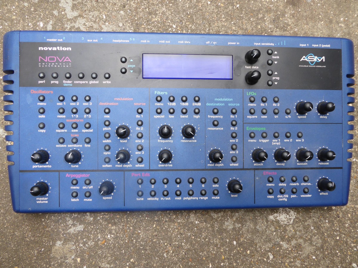 fully working Novation Nova Desktop Polyphonic Synthesizer | eBay