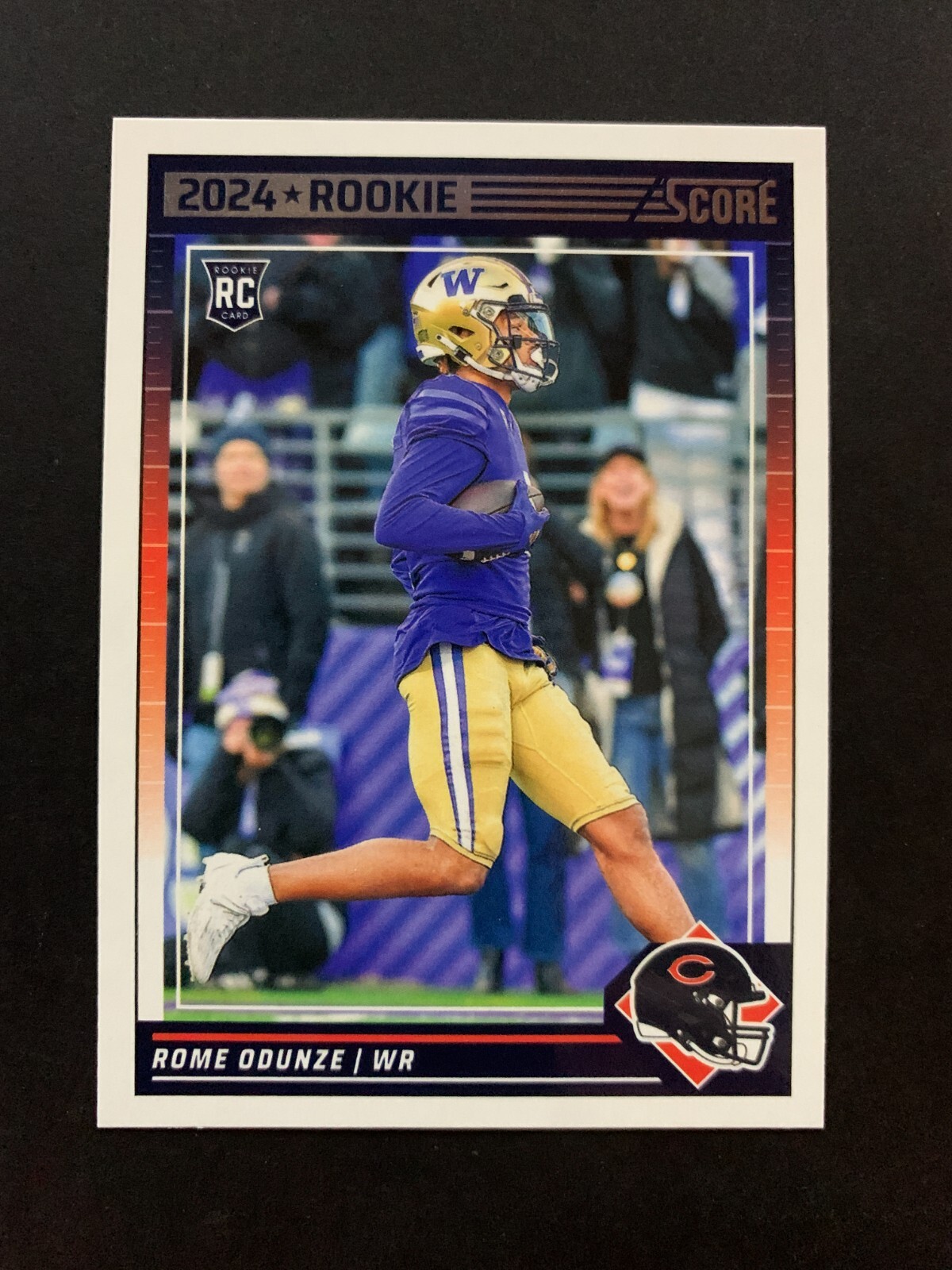 2024 Score Football #309 Rome Odunze RC Chicago Bears