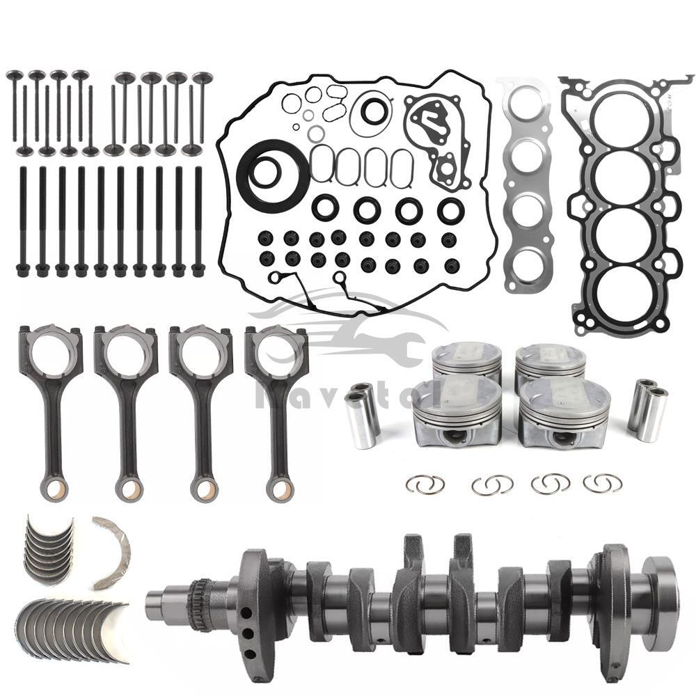 Hyundai Kona Kia 2.0L G4NH Engine Rebuild Kit with Gaskets Pistons Crankshaft Rods