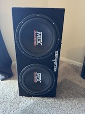 MTX TNP212D2 Terminator Dual 12 inch 400W RMS Subwoofer