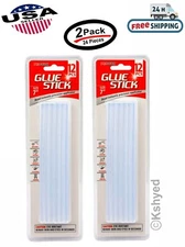 24 Pcs GLUE STICK 7" Instantly Precision Applicator For Glue Gun Craft (2 Pack)