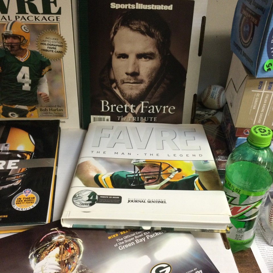 LOT OF 5 BRETT FAVRE/ GREEN BAY PACKERS BOOKS TH eBay