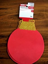 Creatology Foam Shapes Christmas Ornament 4pc 7" x 8.5" New