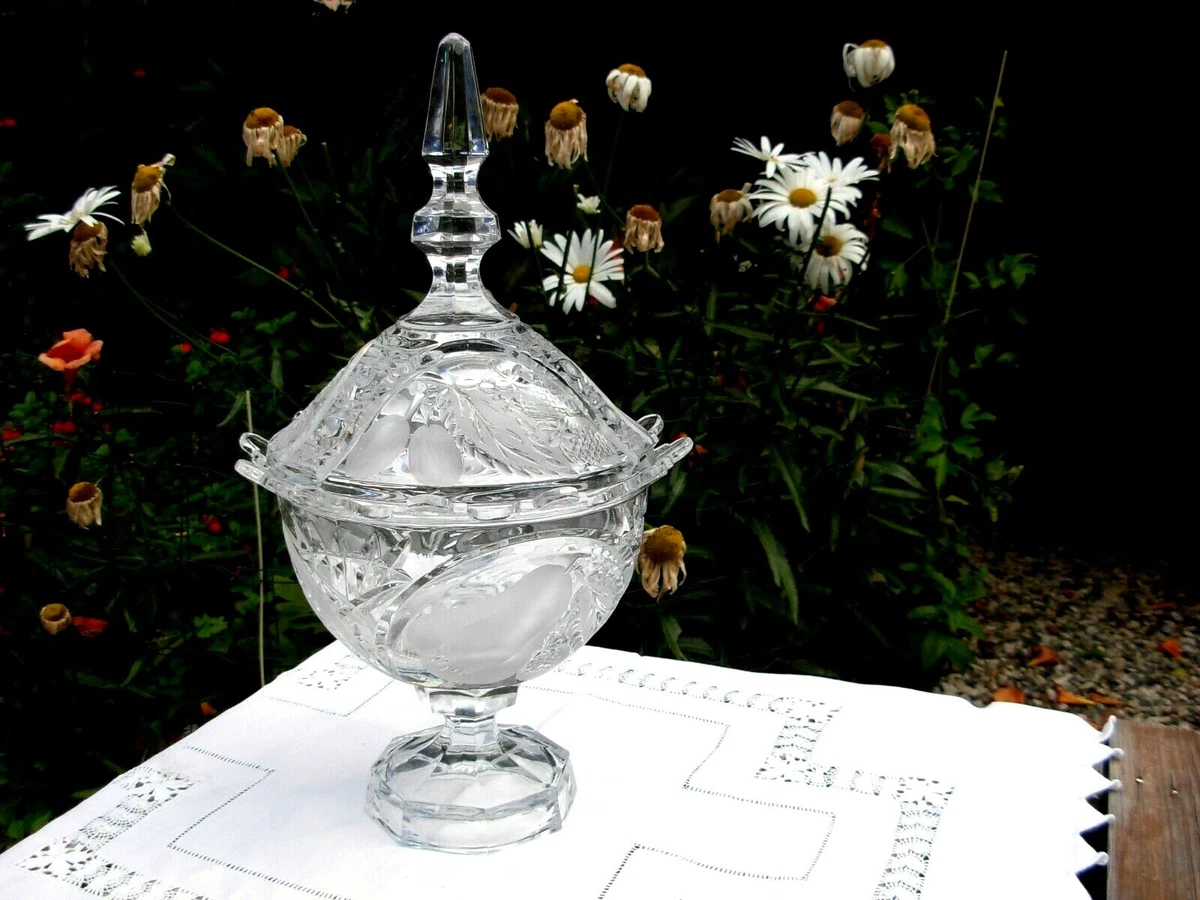 Grand Plat Cristal étoile De Mer 50 Cm, Vintage, Coupe Fruits