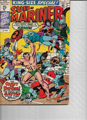 Sub-Mariner King Size Special 1 Marvel 1971 - Very Nice Copy!!