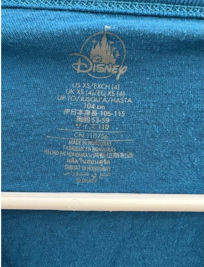 Childrens Disney Blue Mickey Mouse Short Sleeve Top Size XS - Image 3 of 4