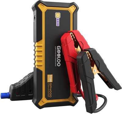 GOOLOO Jump starter 4000 A 12 V (all petrol and up to 10 L diesel) jump starter 