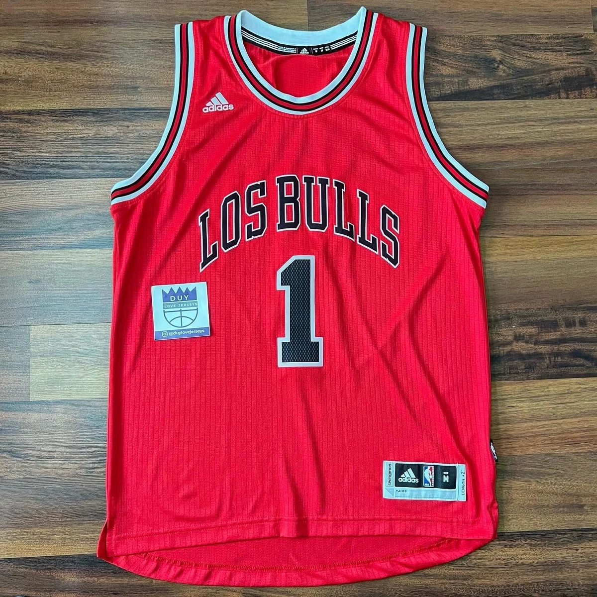 Derrick Rose Adidas Chicago Los Bulls Swingman Basketball Jersey XL