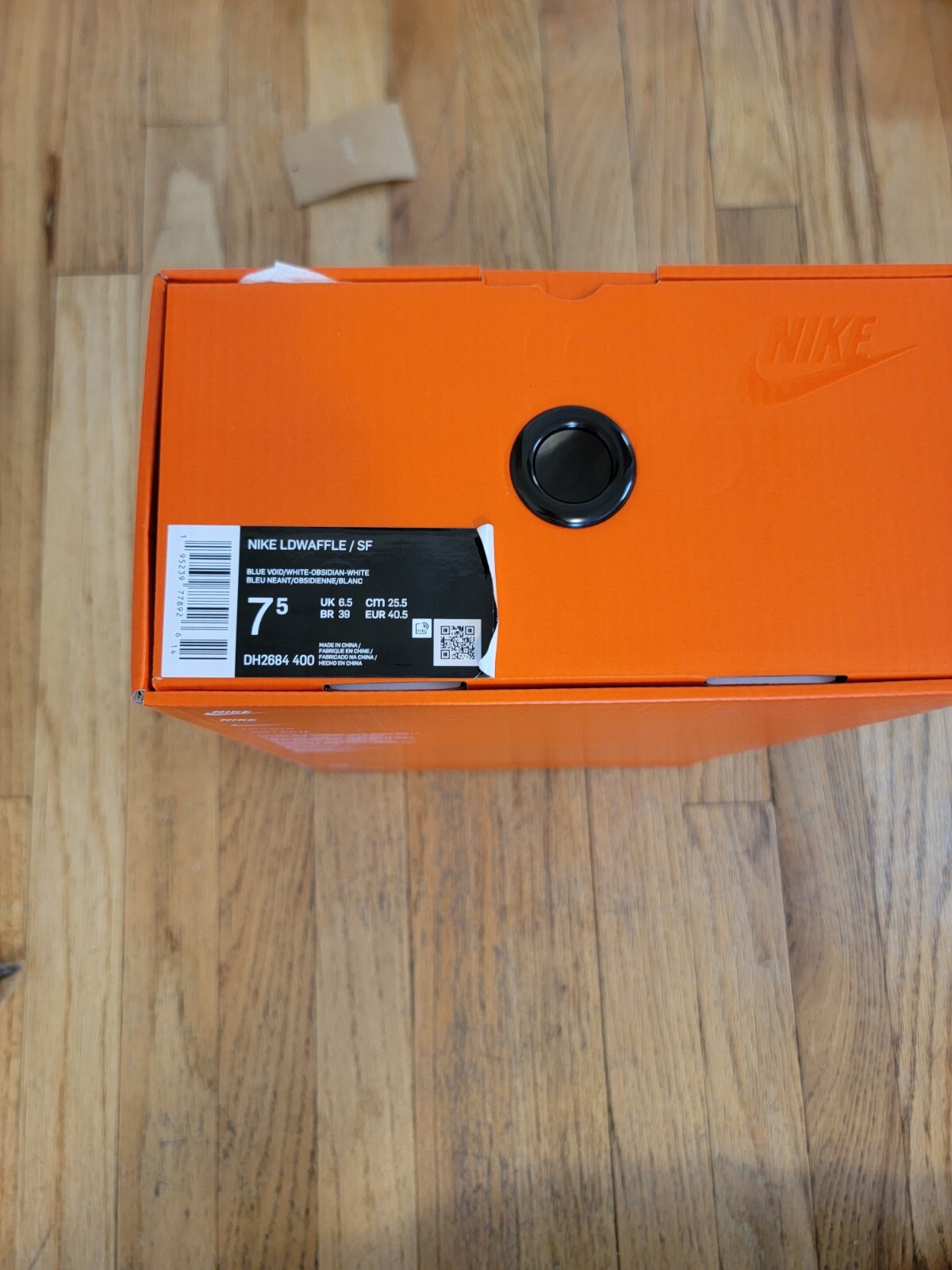 SACAI X NIKE Taglia 7 5 Nike LDV Waffle x Fragment Design x sacai Low Blackened Blu