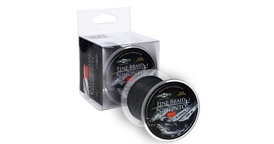 Mikado GEFLOCHTENE SCHNÜRE - NIHONTO FINE BRAID 300m Schwarz Angelschnur Stark