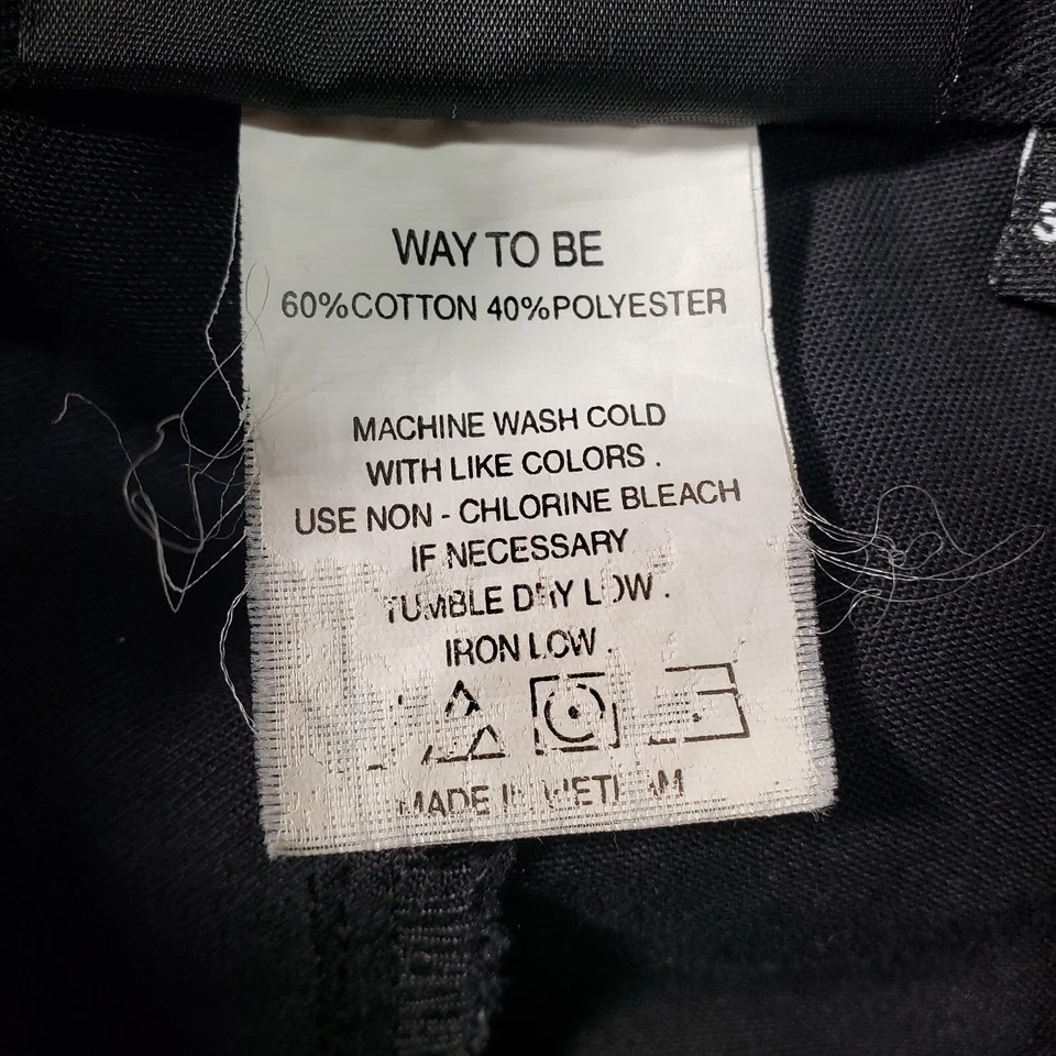 McDonald's Apparel Collection Uniform Pants Mens 36-37 Black Workwear Employee - Image 3 of 4