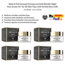Helia-D Cell Concept Firming and Anti-Wrinkle Night Face Cream 45+ / 50ml x 4