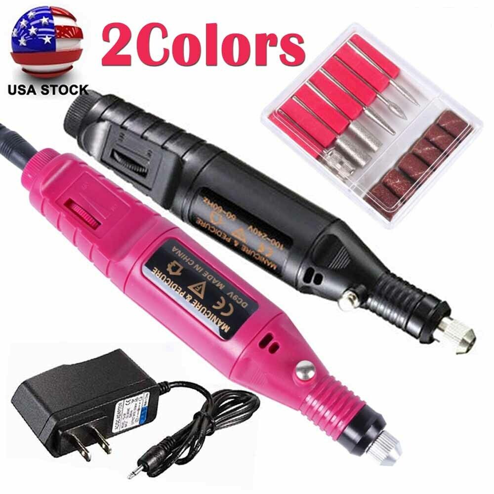 Electric Drill Nail File Acrylic Art Manicure Complete Free Shipping Save money Mach Pedicure