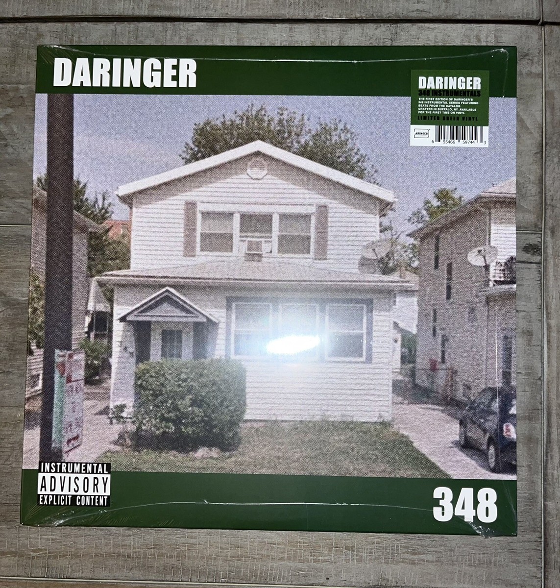 Daringer 348 Instrumentals Green Vinyl LP Limited To 200 Westside 