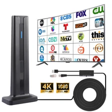 16.4FT 450 Miles Upgraded TV Antenna Digital HD Indoor HDTV 1080P 4K Long Range