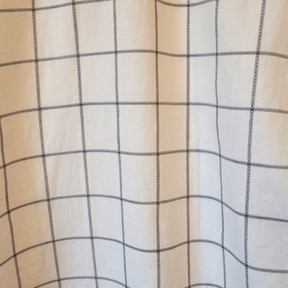 Ike Behar White Basic Plaid Button Down Shirt - image 5