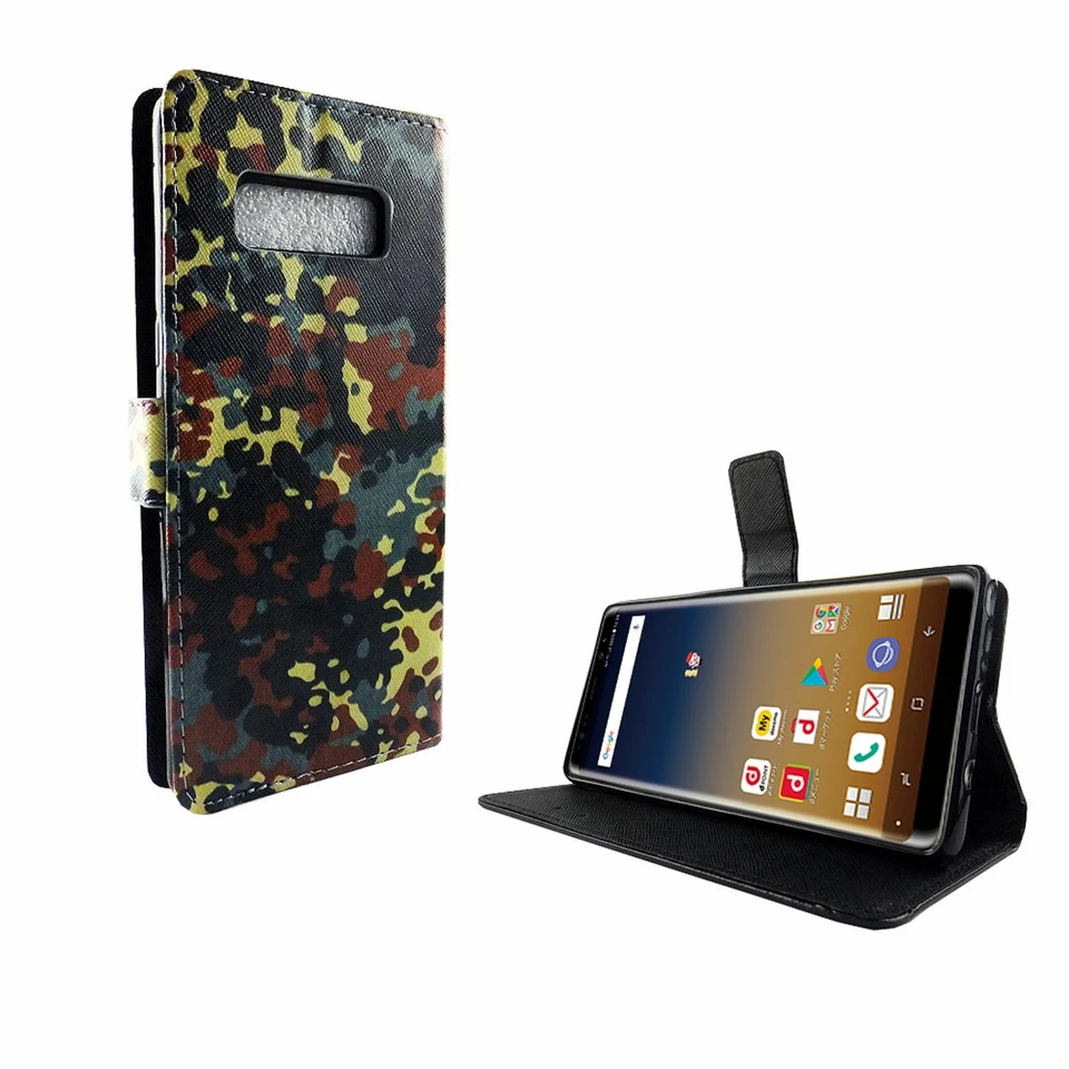 Phone Case for Samsung Galaxy Note 8 Case Wallet Cover 360 Case Colorful New - Image 2 of 4