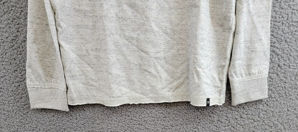 Joe's Jeans Camiseta Henley Deshilachada Niños L 14-16 Avena Brezo Manga Larga Pullover Foto 4 de 4