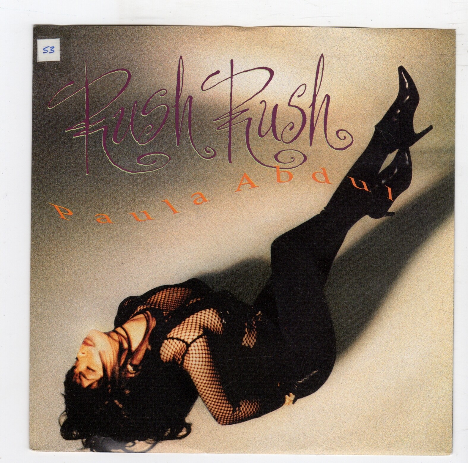 (R974) Paula Abdul, Rush Rush - 1991 - 7 inch vinyl