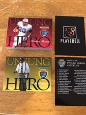 1998 Playoff Football UNSUNG HEROES COMPLETE SET 1-33 INSERT MT EDDIE ROBINSON