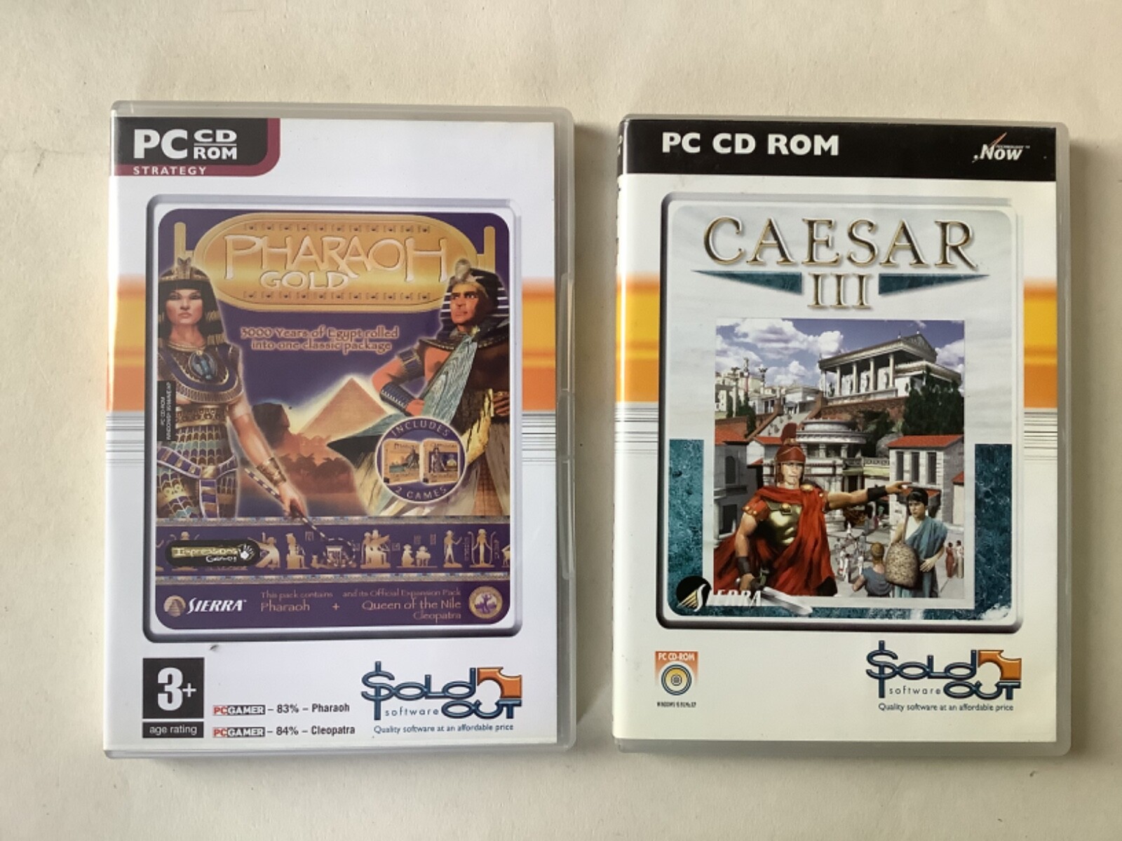 Pharaoh & Cleopatra Queen of the Nile & Caesar (PC Bundle: Windows, 1999/ 2009)