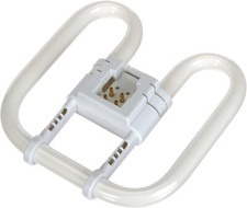 2xEveready 4 PIN 16w GR10Q Light Fitting Bulb 2D Tube Bathroom WC Toilet Ceiling