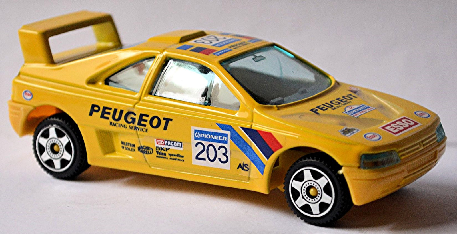 Peugeot 405 Turbo 16 Coupé #203 Rallye Paris-Dakar 1:43 Bburago | eBay