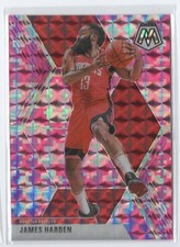 19-20 Mosaic Pink #114 James Harden Base Rockets