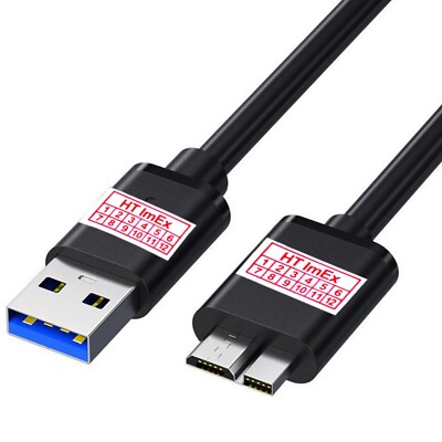 USB 3.0 auf Micro-B Ladekabel Datenkabel für AXAGON ADSA-D25 HDD docking station