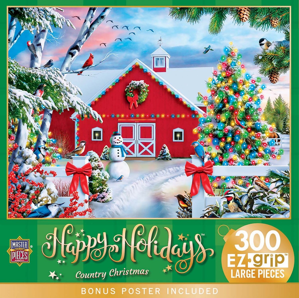 MasterPieces Holiday - Country Christmas 300 Piece Jigsaw Puzzle