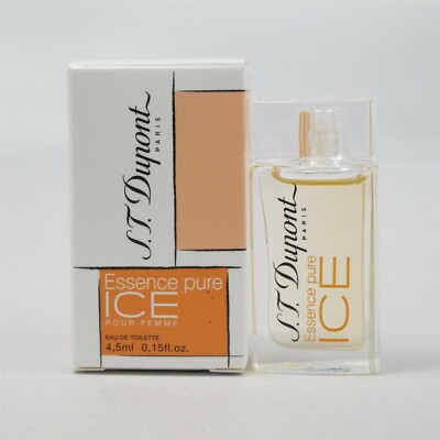 ESSENCE PURE ICE Pour Femme by S.T. Dupont 4.5 ml Eau de Toilette Mini NIB