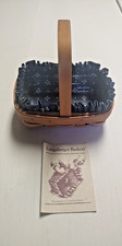 1996 Longaberger Horizon of Hope Basket with Traditional Blue Liner USA made