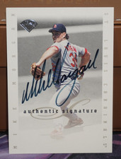 1996 Leaf Signature Extended Autograph Series Mike Morgan On-Card Auto