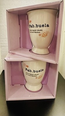 Joyful Goods Fabulous Grandma 10 Oz Mug, Pack Of 2, Perfect For Coffee & Tea