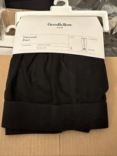 Goodfellow & Co - Men's Black Waffle Knit Thermal Pants Size Large