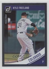 2018 Panini Donruss Press Proof 3/5 Kyle Freeland #106 8y6