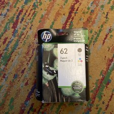 NEW Genuine OEM Authentic HP 62 Black  Tri-color Ink Cartridges