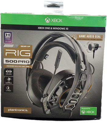 Plantronics RIG 500 PRO HX Xbox Headset - Incomplete - Missing Audio Cable