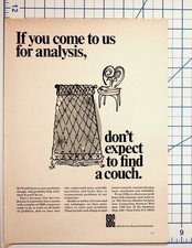 1960s IBM Service Bureau Corporation Ad Vintage Computer Ephemera New York