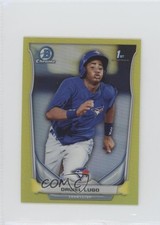 2014 Bowman Chrome Minis Yellow Refractor 4/25 Dawel Lugo #80 7k0
