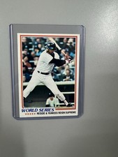 1978 Topps World Series Reggie & Yankees Card 413