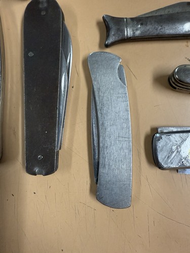 Lot 17 Vintage Knives pocket Knife Parts USA Kershaw Imperial Zippo Western Case - Picture 6 of 24