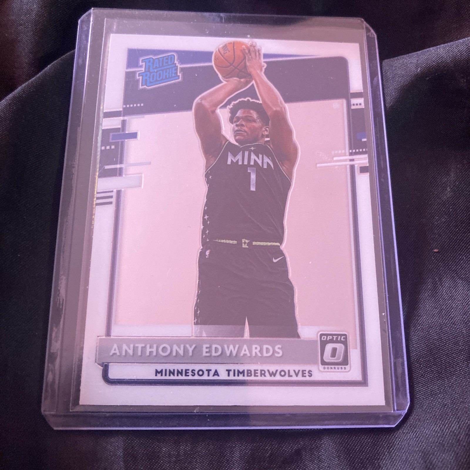 2020-21 Panini Donruss Optic - Rated Rookie Anthony Edwards #151 (RC) Holo 💎