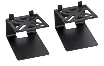 Pair Rockville SR4 Speaker Riser Stands For 4'' Desktop Speakers or Monitors
