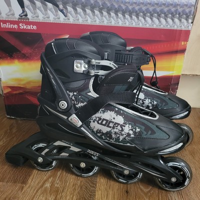 ROCES Inline Rollschuhe UK 11 Herren Weihnachten schwarz INK Print Softboot Disco