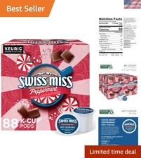 Peppermint Hot Cocoa, Single-Serve Keurig K-Cup Pods, Hot Chocolate, 88 Count...