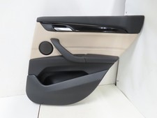 16 BMW X1 F48 Xdrive 28i #1317 Door Panel, Rear Right Black Oyster Grey