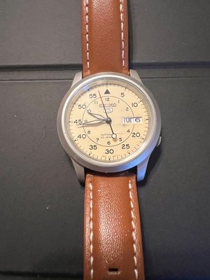 Seiko 5 Sports Beige Men's Watch - SNK803K2