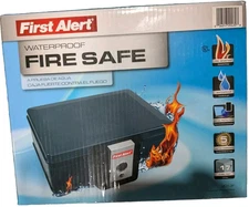 First Alert 2013F WATER AND FIRE PROTECTOR FILE CHEST, 0.17 CUBIC FEET NEW