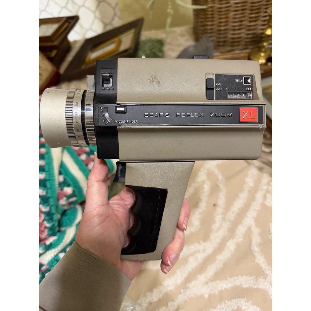 Caméra Vintage Camex Reflex 8 Avec Zoom Angenieux 7,5/35 - Superbe état !